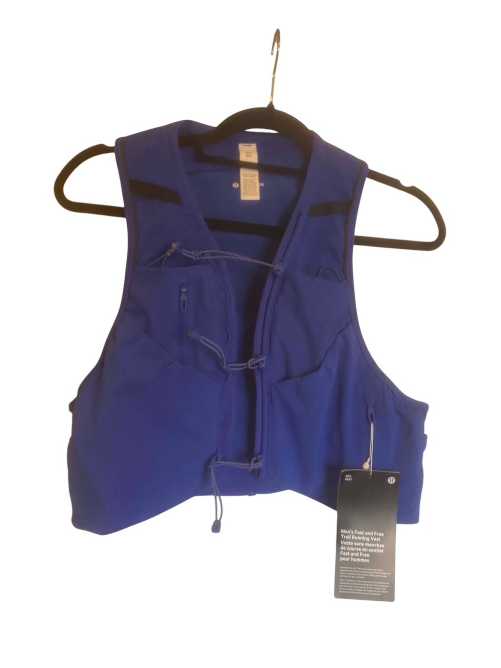 NWT Lululemon Fast and Free Trail Running Vest BEACHBALL BLUE Size M/L